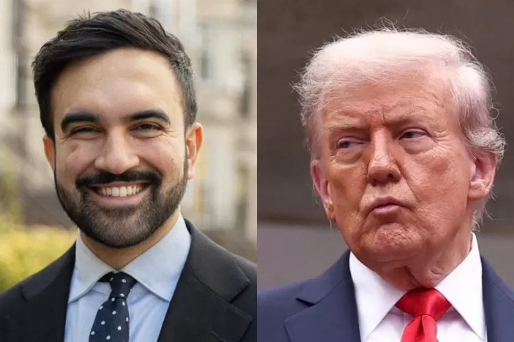 Mengintip aksi saling sindir Wali Kota terpilih di New York, Zohran Mamdani dengan Presiden AS, Donald Trump.  (X.com/@PopCrave)