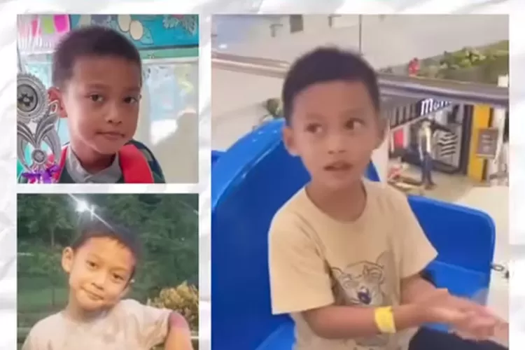 Tangkapan layar poster anak hilang bernama Alvaro Kiano Nugroho yang hilang sejak Maret 2025. ( Instagram/arumind8)