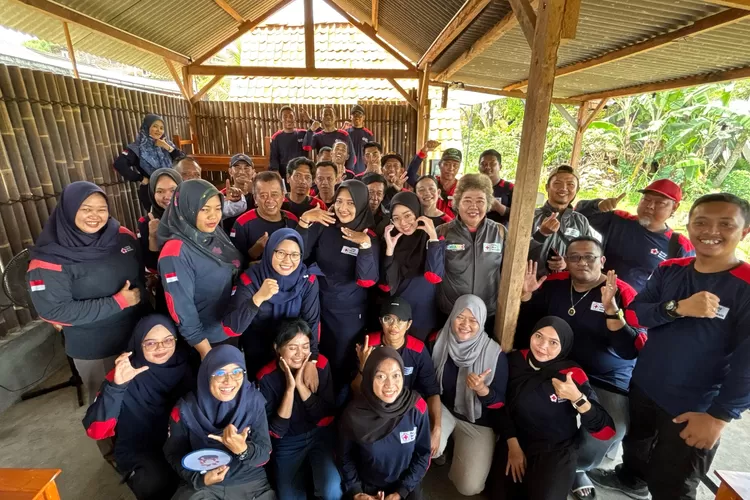 Tenaga Sukarela (TSR) PMI Kabupaten Bantul menggelar pertemuan anggota di Pajangan Bantul, Minggu (16/11/2025).  (Foto: Dok. Istimewa)