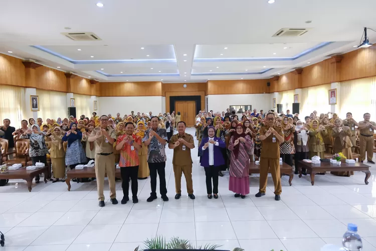 Suasana Bimtek Posyandu ( foto : Arif Zaini Arrosyid)