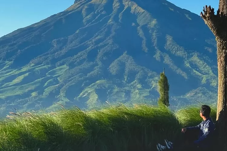 Pesona pemandangan di objek wisata di Temanggung. ( Dok)