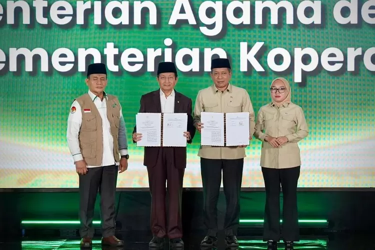 Menkop dan Menag sepakat berdayakan ekonomi umat lewat Koperasi Ponpes dan masjid (Dok. Humas Kemenkop)
