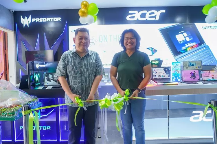 Peresmian Acer Exclusive Store terbaru  di Jogja. (Foto: dokumentasi Acer)
