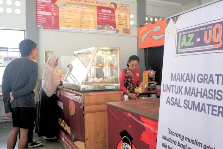Peluncuran  program makan gratis untuk mahasiswa Sumatera &amp; Aceh ( Foto: Istimewa)