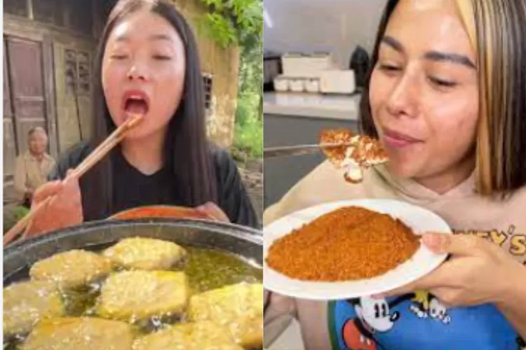 Viral Trend Tiktok Challenge Makan Tahu Panas Dengan Bubuk Cabe Ngeri