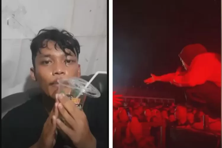 Potret Tantri Kotak Salami penonton Sebelum Terjun Bebas (GenzDaily/dok: Instagram @tantrisyalindri)