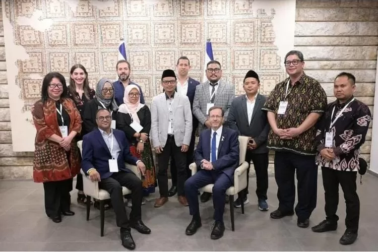 Pemuda Nahdliyin Temui Presiden Israel, Begini Respons Gus Yahya (X/@kopipait__78)