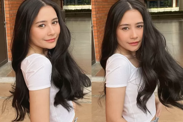Potret Prilly Latuconsina dengan rambut hitam, lebat dan berkilau (GenzDaily/dok: Instagran Prilly Latuconsina)