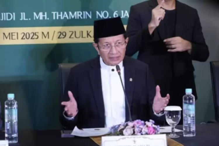 Kemenag tetapkan Idul Adha 2025 jatuh pada 6 Juni usai sidang isbat dan pantauan hilal nasional (GenzDaily/dok: instagram.com/nasaruddin_umar)