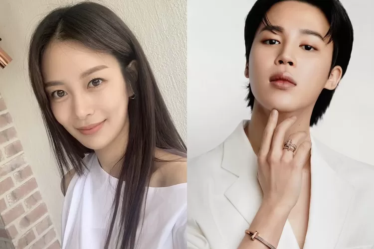 Jimin BTS dan Song Da Eun (GenzDaily/dok: Instagram @song.da.eun @j.m)