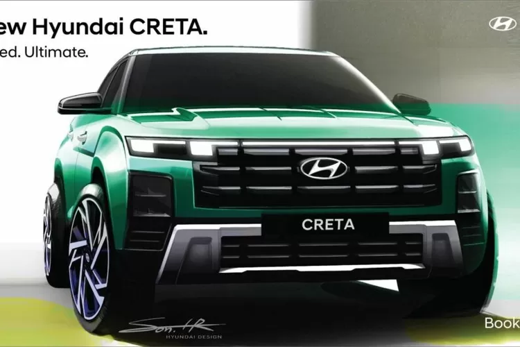 Hyundai Creta Model Baru Facelift Akan Debut Tahun 2024, Tampilan Mulai Terungkap Secara Resmi