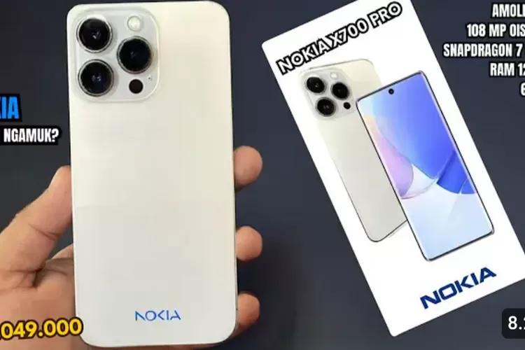 Tampilan Nokia X700 (Foto: Tangkapan Layar)
