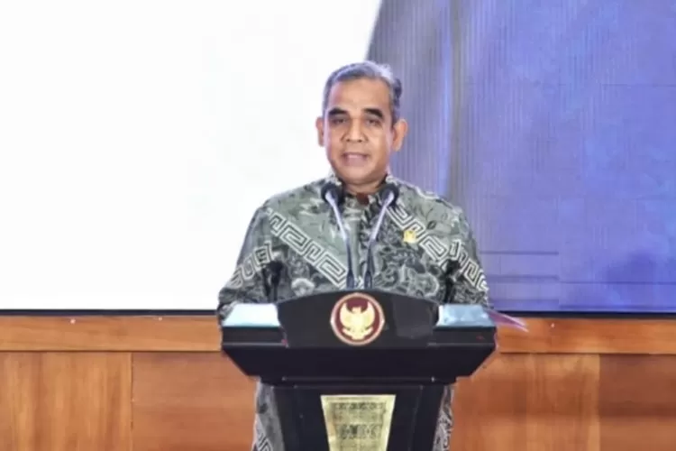 Potret Ketua MPR RI Ahmad Muzani saat hadir dalam forum Sarasehan Kebangsaan Badan Pembinaan Ideologi Pancasila (BPIP). (Foto: Instagram/ahmadmuzani2)