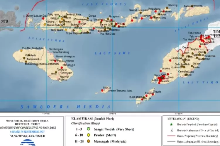 Hasil Monitoring BMKG, 45 Wilayah Di NTT Alami Hari Tanpa Hujan ...