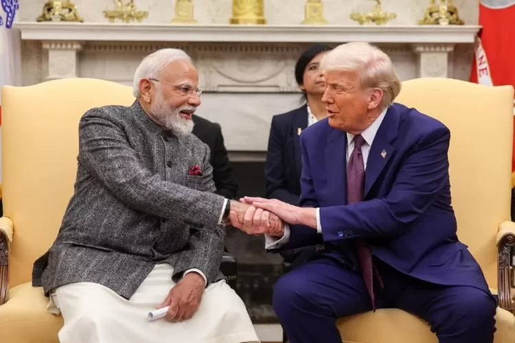 Perdana Menteri India, Narendra Modi (kiri) dan Presiden AS, Donald Trump (kanan).  ((Instagram.com/@narendramodi))