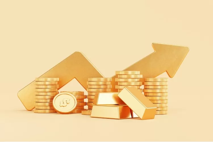 Foto ilustrasi - Investasi emas online menjadi salah satu pilihan untuk menabung emas di era digital.  ((freepik/mamewmy))