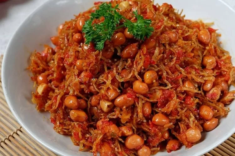 Resep Praktis Sambal Teri Kacang Aroma Harum Dan Pedas Nagih Untuk