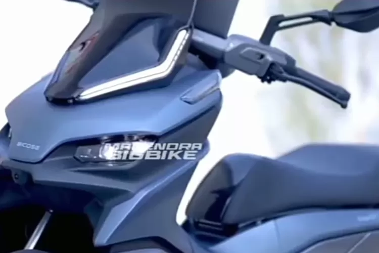Sosok skutik matic terbaru Bicose Real 5T yang hadir dengan sejumlah fitur menarik. (YouTube/Mahendra Bigbike)