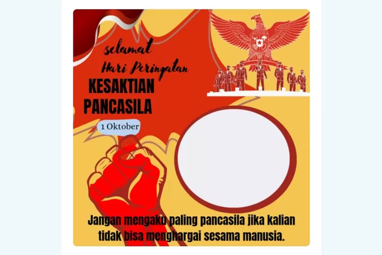 Kumpulan Link Twibbon Hari Kesaktian Pancasila Oktober Cocok