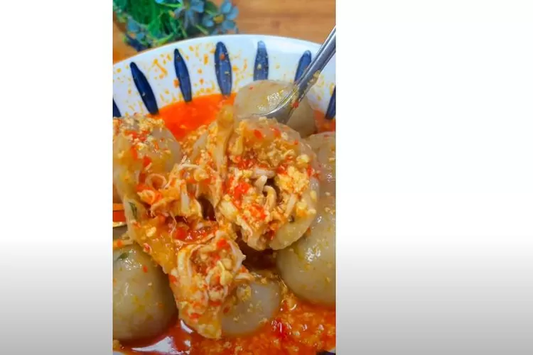 Resep Bakso Aci Isi Ayam Suwir Pedas Dengan Kuah Seblak Anti