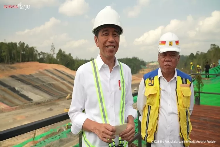 Bakal Rampung 2024, Presiden Jokowi Tinjau Proyek Jalan Tol Balikpapan ...