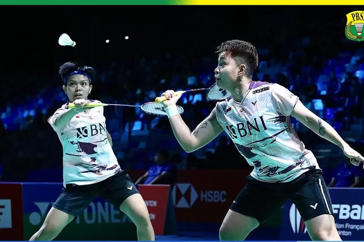 Potret Apriliyani/Siti Fadia ganda putri yang akan tampil perempat final di Hylo Open 2023  (Instagram.com/@badminton.ina)