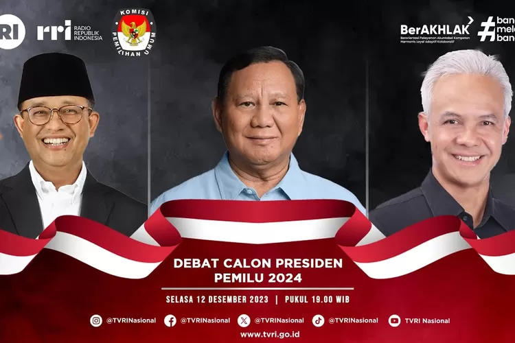 Debat Capres 2024 Di TV Apa Dan Jam Berapa? Inilah Link Live Streaming ...