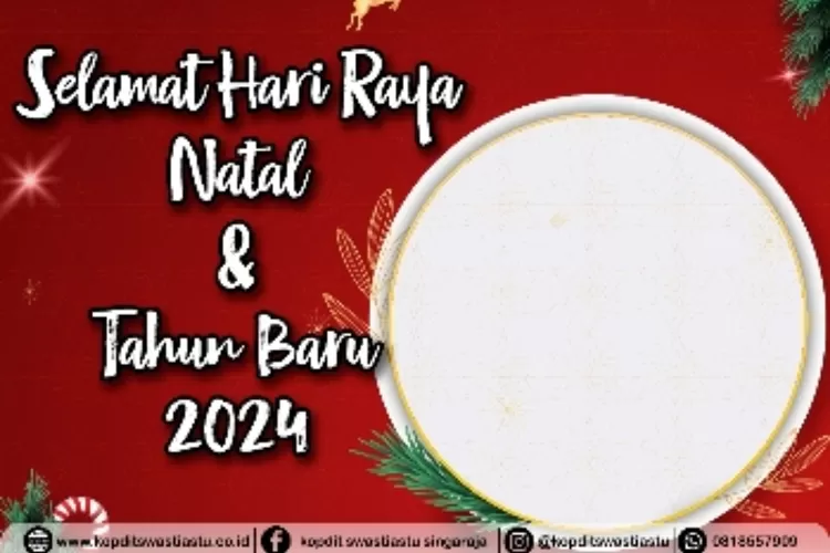 10 Link Twibbon Hari Natal Dan Tahun Baru 2024, Wajib Download Bingkai ...