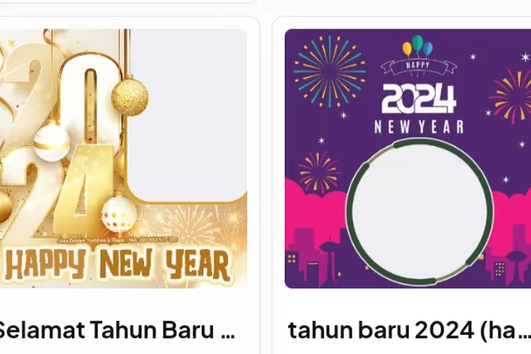 10 Twibbon Happy New Year 1 Januari 2024: Desain Keren Dan Kekinian ...