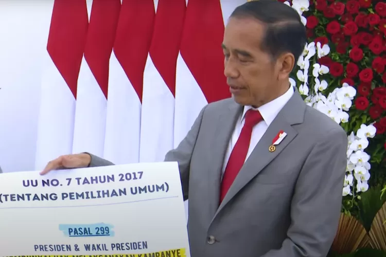 Pernyataan Jokowi terkait Presiden boleh berkampanye (Youtube Sekretariat Presiden)