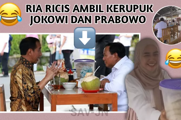 Presiden Jokowi Dan Prabowo Lagi Asyik Makan Di Pinggir Jalan Magelang ...