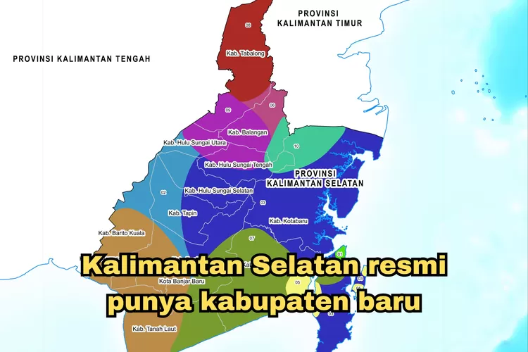 Sudah Ditetapkan Presiden! Kalimantan Selatan Akhirnya Resmi Bentuk ...