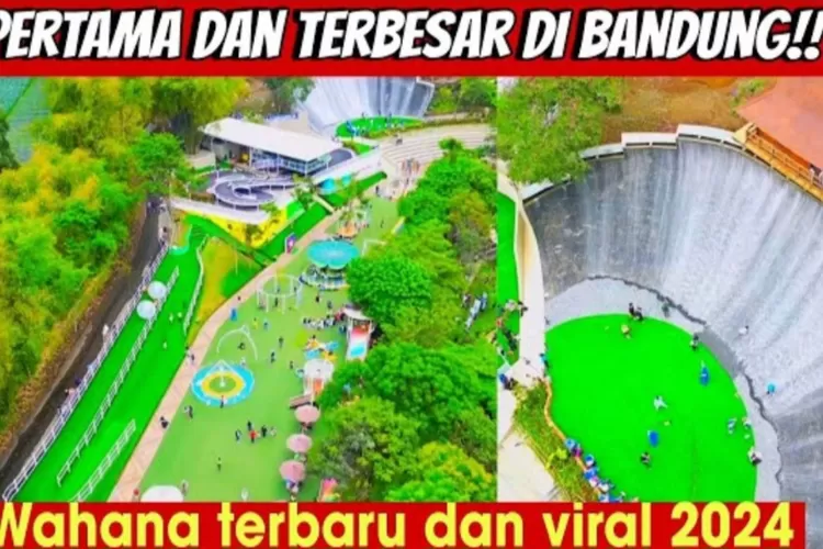 Wow Pertama Terbesar Di Asia! Wisata Air Terjun Buatan Di Jawa Barat ...