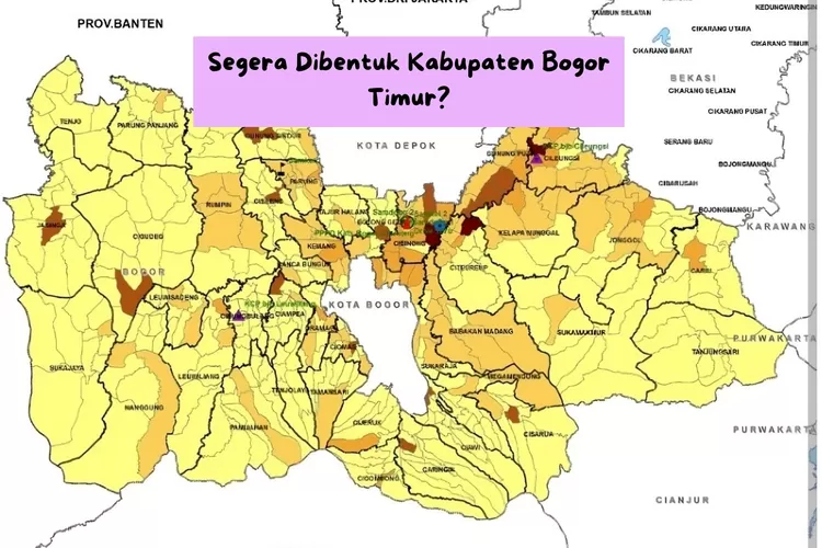 Pemekaran Wilayah Kabupaten Bogor: Wacana Bentuk Daerah Otonom Baru ...