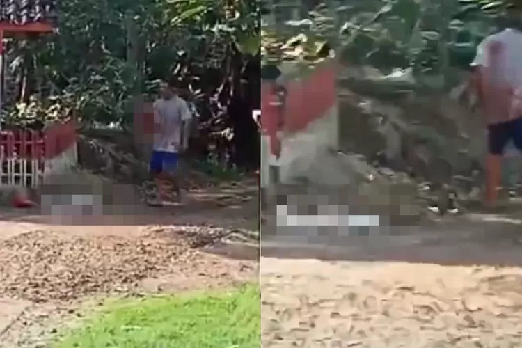 Potret suami mutilasi istri di Ciamis, Jawa Barat. (X.com/Miss Tweet)