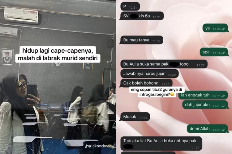 Viral Guru Wanita Ini Dilabrak Anak Didik Kelas 6 SD Lantaran Cemburu ...