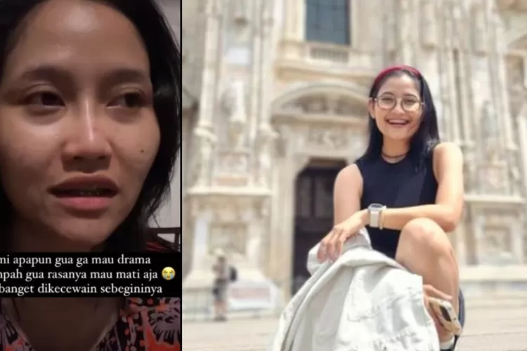 Potret Riyuka Bunga yang bahas gugatan harta gono gini oleh Heri Horeh (TikTok/@penulismuda/Instagram/@riyukabunga)