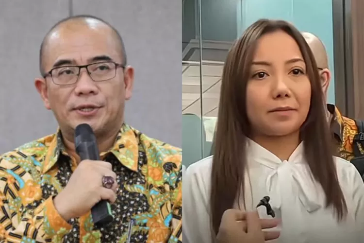 Potret mantan Ketua KPU Hasyim Asy'ari dan CAT. Ini arti kata For your eyes only dan CD, isi pesan yang pernah disampaikan Hasyim pada Cindra Aditi Tejakinkin. (Tangkapan layar TikTok / @cindraaditi/ Instagram / @kpu_ri)