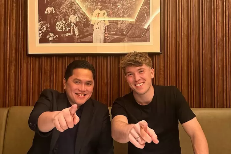 Potret Ole Romeny dengan Erick Thohir. (Instagram/ @erickthohir)