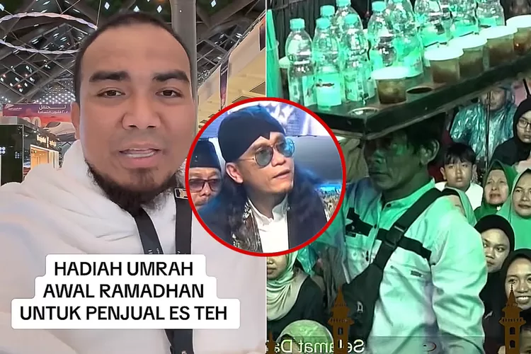 Potret penjual es teh di acara Gus Miftah dapat hadiah umroh dari Ustadz Fakhrurrazi Anshar  (Instagram.com/fakhru_ans_official/TikTok.com/wawanfotochanel)