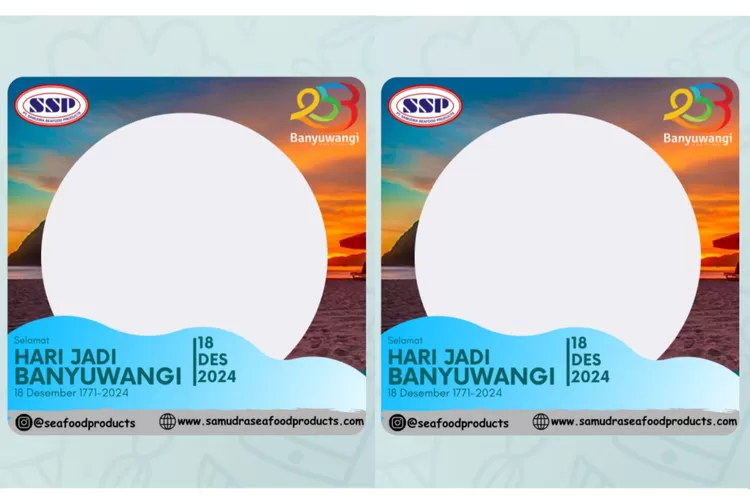 Intip Link Download Twibbon Hari Jadi Banyuwangi Ke Gratis Share