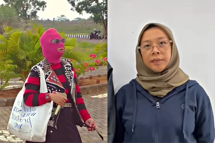 Potret Novi Citra Indriyati vokalis Sukatani band punk, yang diduga diberhentikan dari profesi guru  (Instagram.com/sukatani.band)