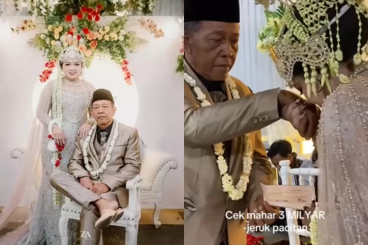 Ini rekam jejak kakek 74 tahun yang menikahi gadis asal Pacitan berusia 24 tahun dengan mahar palsu dan mobil rental. (Tiktok/@lia708995)