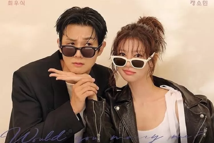 Ilustrasi Would You Marry Me episode 11-12, kisah Woo Joo dan Mary makin bikin penasaran soal endingnya. (X/@goeunns)