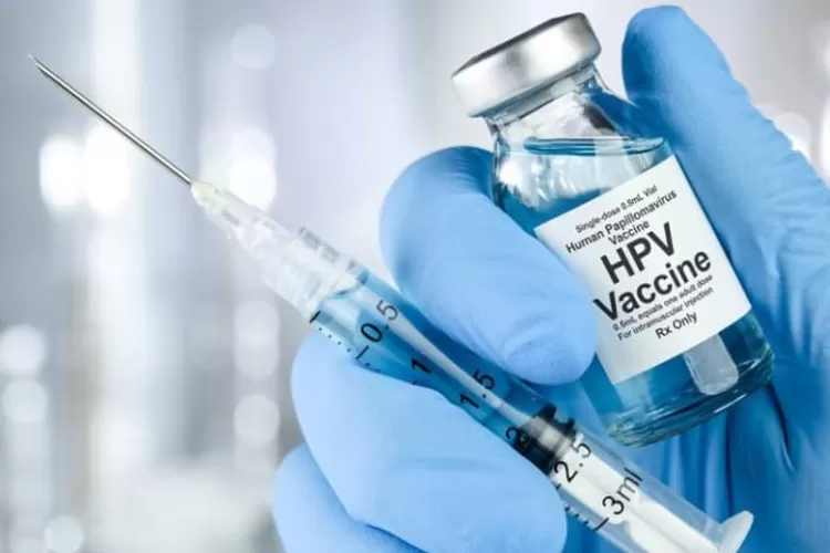 Ilustrasu vaksin HPV.