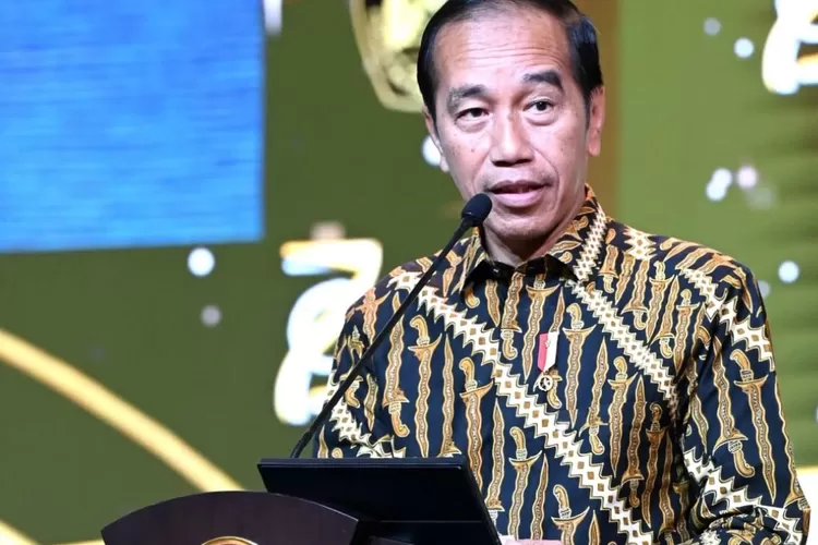 Jokowi saat hadir dalam acara HUT Pertambangan yang digelar di Jakarta, 10 Oktober 2024. (Instagram/jokowi)