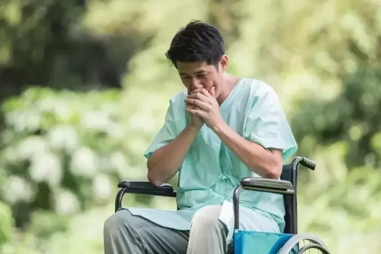 Ilustrasi penderita stroke. Ada beberapa kebiasaan yang harus dihindari agar stroke tak menghinggapi.