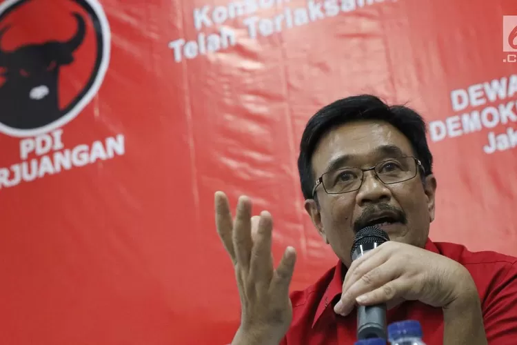 Ketua DPP PDIP Djarot Saiful Hidayat. Djarot mengungkap alasan Presiden Jokowi tak hadiri HUT ke 51 PDI Perjuangan