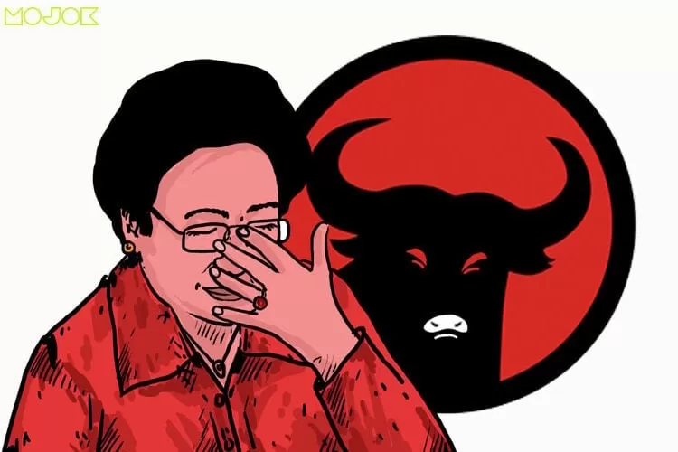 Ilustrasi. PDI Perjuangan memperingati hari jadi ke 51. Retaknya hubungan Megawati dengan Jokowi dan merosotnya elektabilitas partai menjadi sorotan.