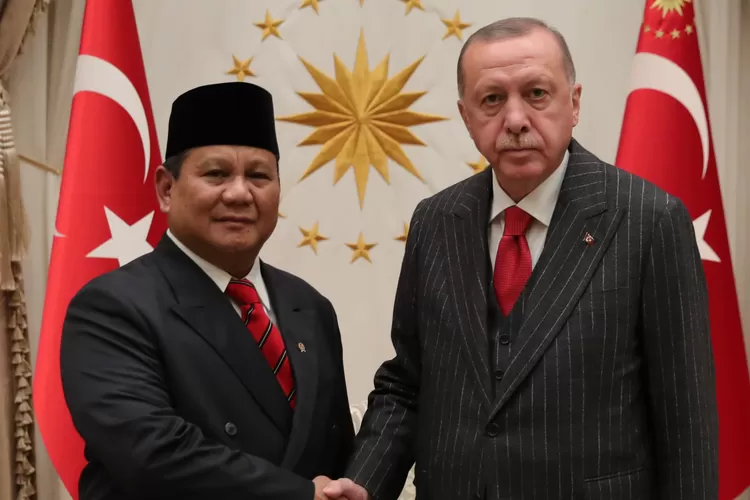 Prabowo Subianto, capres nomor urut 02, mendapat ucapan selamat dari Presiden Turki, Recep Tayyip Erdogan.